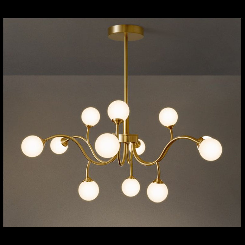 Lustra LED Mordern Magic Beans Glob Mat G9 5W x 12Buc Lumina neutra