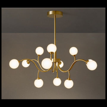 Lustra LED Mordern Magic Beans Glob Mat G9 5W x 12Buc Lumina neutra
