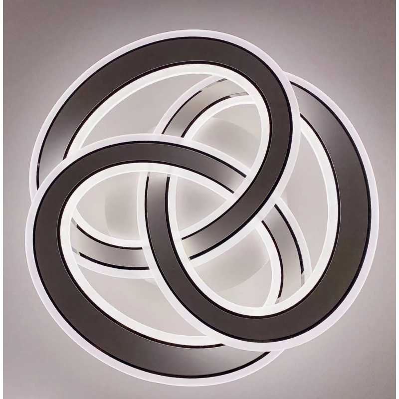 Lustra LED Moterna cu Telecomanda wifi 2.4G 48cm lumina/rece/calda/neutra intensitate reglabila