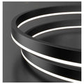 Lustra LED Negru 3cecuri 60cm+40cm+30cm cu Telecomanda wifi 2.4G lumina/rece/calda/neutra intensitate reglabila