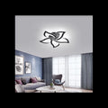 Lustra LED Negru cu Telecomanda wifi D58cm 2.4G lumina/rece/calda/neutra intensitate reglabila