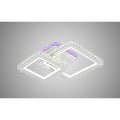 Lustra LED RGB Cristal O?el inoxidabil cu Telecomanda wifi 2.4G lumina/rece/calda/neutra intensitate reglabila