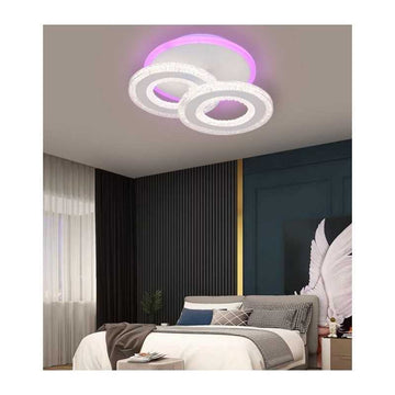 Lustra LED RGB Telecomanda wifi 2.4G lumina/rece/calda/neutra intensitate reglabila