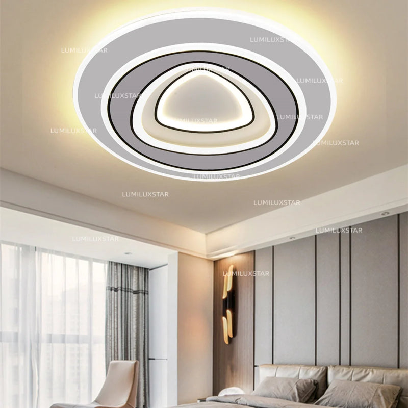 Lustra LED Rotund cu Telecomanda wifi 50cm 2.4G cu 3 functii lumina/rece/calda/neutra intensitate reglabila