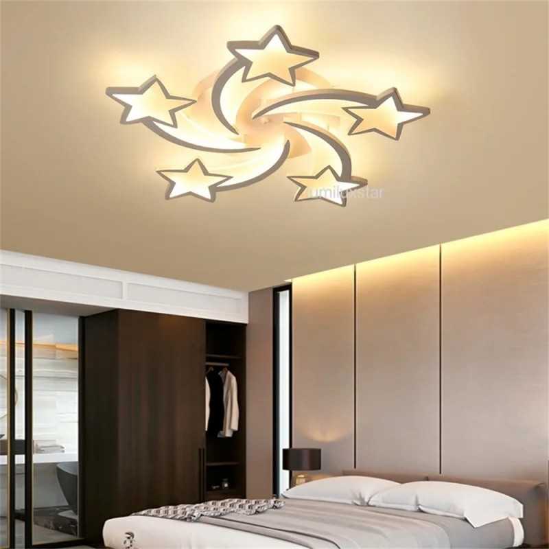 Lustra LED Stea cu Telecomanda wifi 2.4G lumina/rece/calda/neutra intensitate reglabila