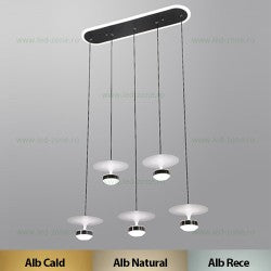 Modern LED Chandelier with 2.4G wifi Remote Control with adjustable light/cold/warm/neutral intensity