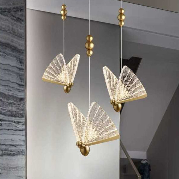Lustra Pe Cablu cu LED Fluture 18W 3000K/4000K/6500K
