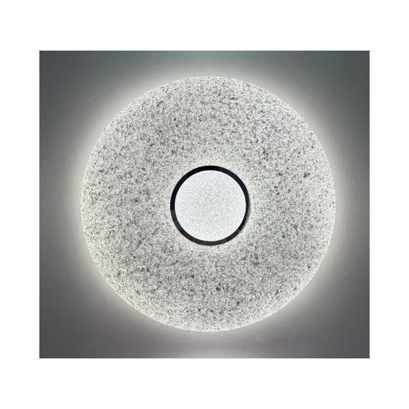 Lustra Plafoniera LED 72W Petala Alb Moderna D40cm Cu 3 Functii lumina Cu Telecomanda