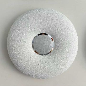 Lustra Plafoniera LED 72W Petala Alb Moderna D40cm Cu 3 Functii lumina Cu Telecomanda