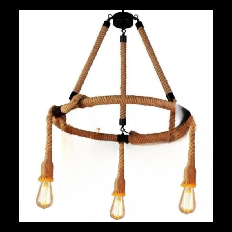 Lustra Rustic Cu 3 Soculuri E27, Max 3 X 40W
