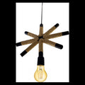 LUSTRA RUSTIC CU SFOARA maxim 60w/bec