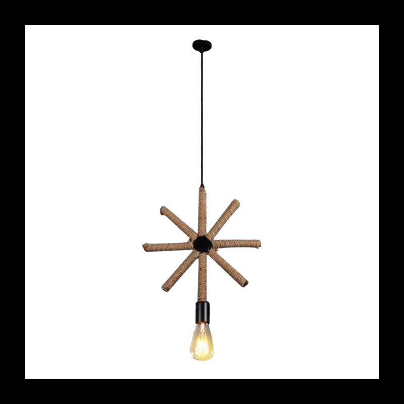 LUSTRA RUSTIC CU SFOARA maxim 60w/bec