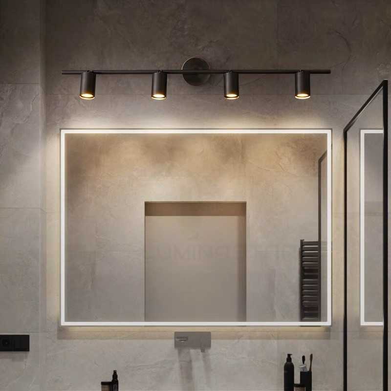 Lustra ,Spot LED 58cm Negru Gu10, 4x10w(maxim),de Perete si Tavan ,220V