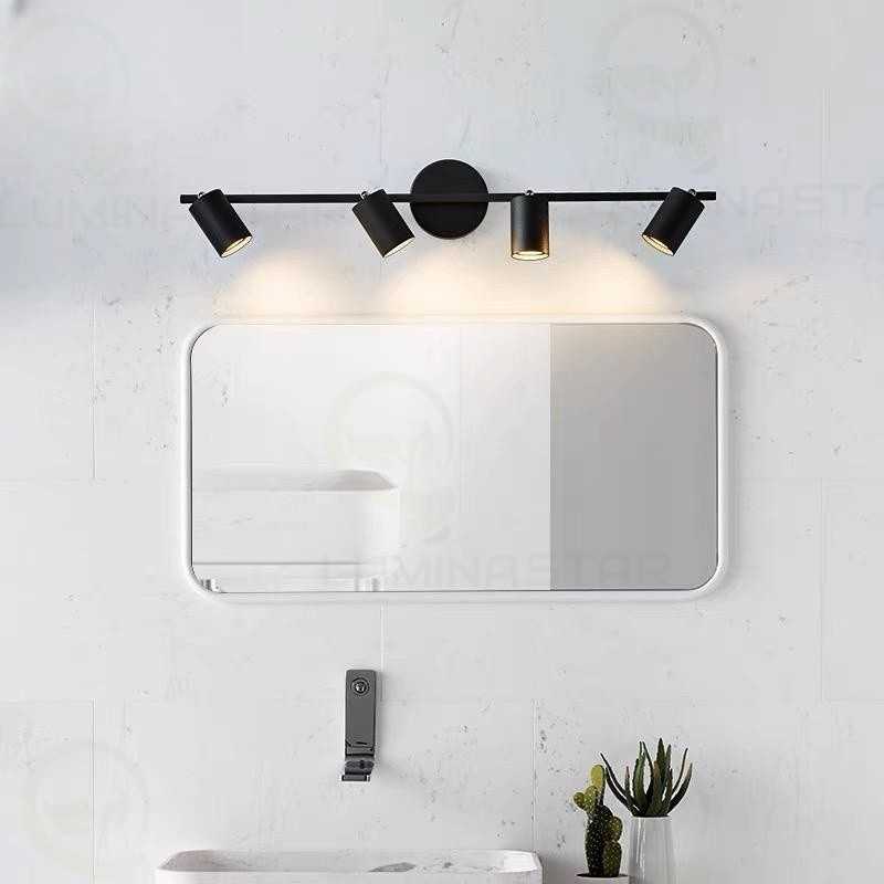 Lustra ,Spot LED 58cm Negru Gu10, 4x10w(maxim),de Perete si Tavan ,220V