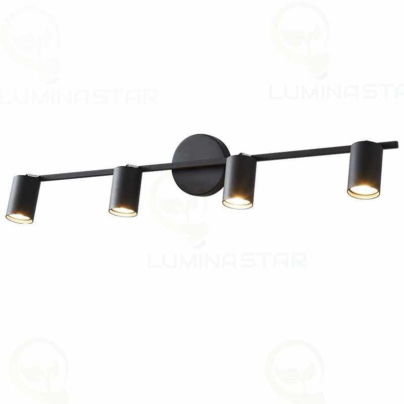 Lustra ,Spot LED 58cm Negru Gu10, 4x10w(maxim),de Perete si Tavan ,220V