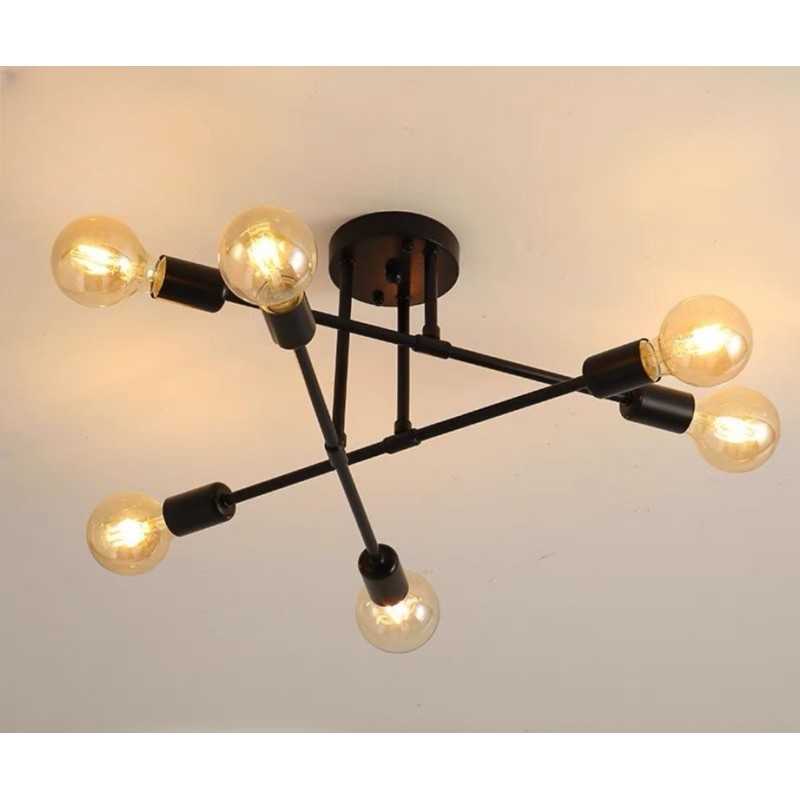 Lustra Twig Negru e27*6 maxim 40w/bec