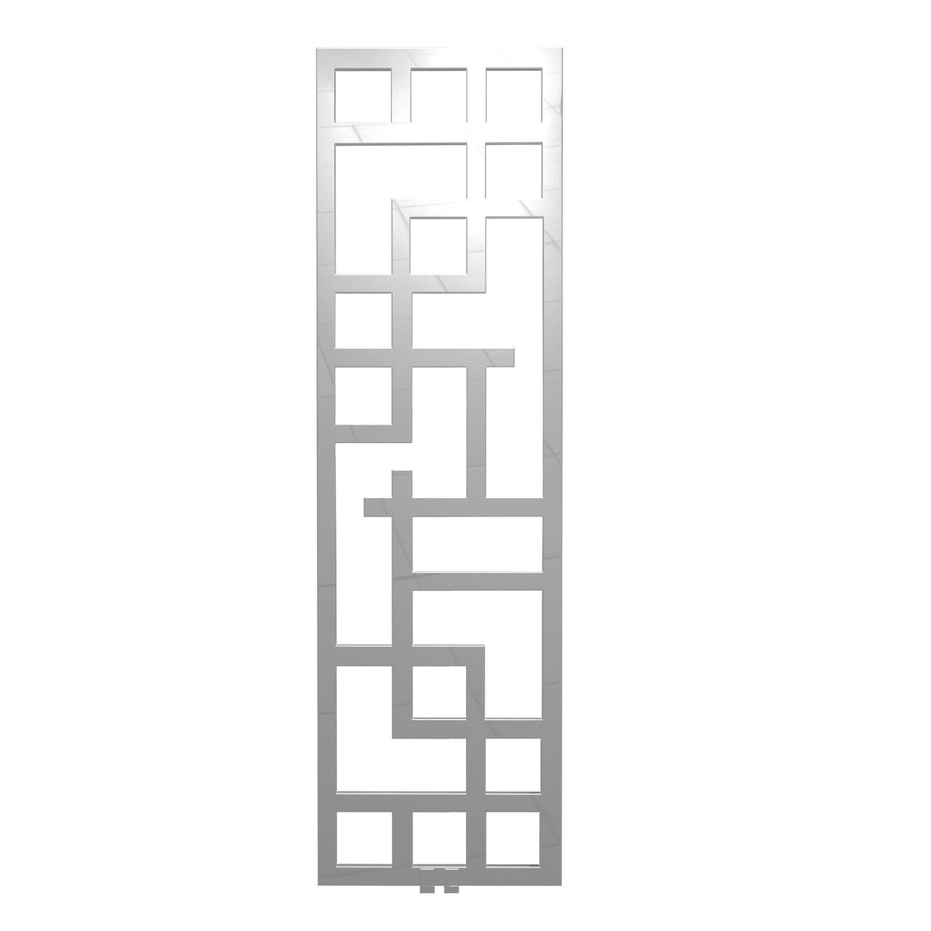 Calorifer decorativ cromat 490/1690 mm MAZE (include kit de instalare)