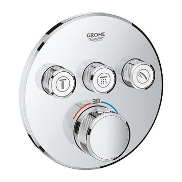 ORNAMENT ROTUND SMART CONTROL TERMOSTATAT 3 VALVE CROM