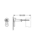 VAS WC STREET SQUARE SUSPENDAT RIMLESS