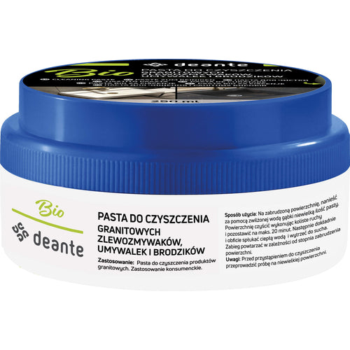 Pastă de curățat, pentru chiuvete din granit, lavoare și cădițe de duș - 250 ml, Deante