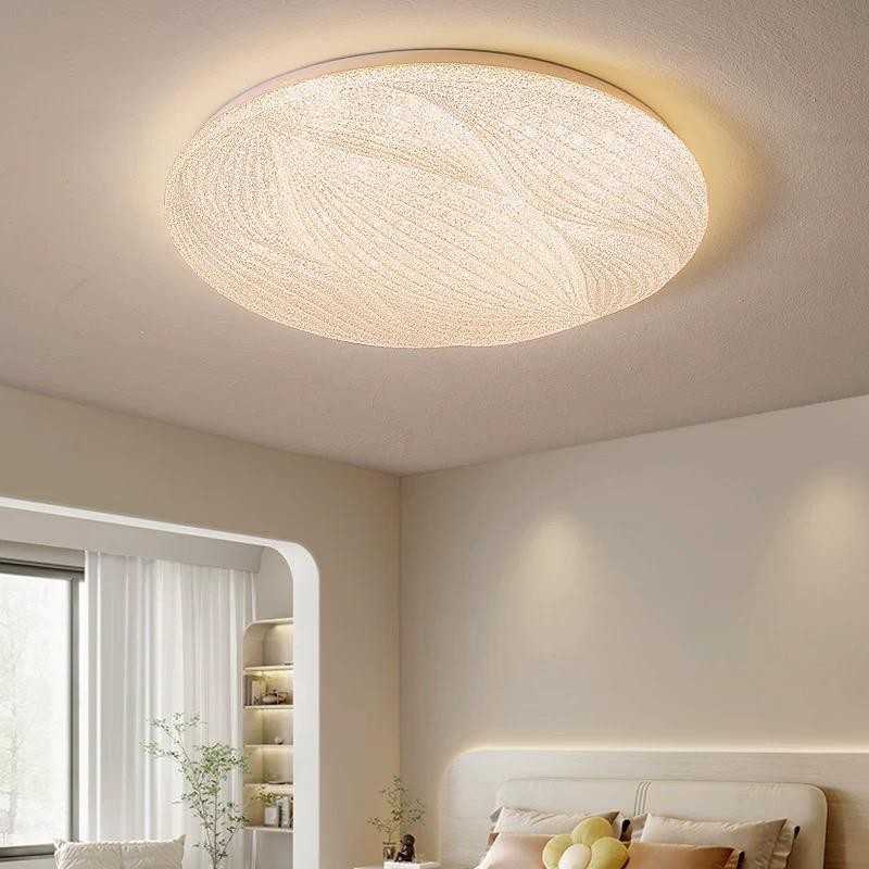 Plafoniera LED 72W Cu Telecomanda Alb Moderna D40cm Cu 3 Functii lumina