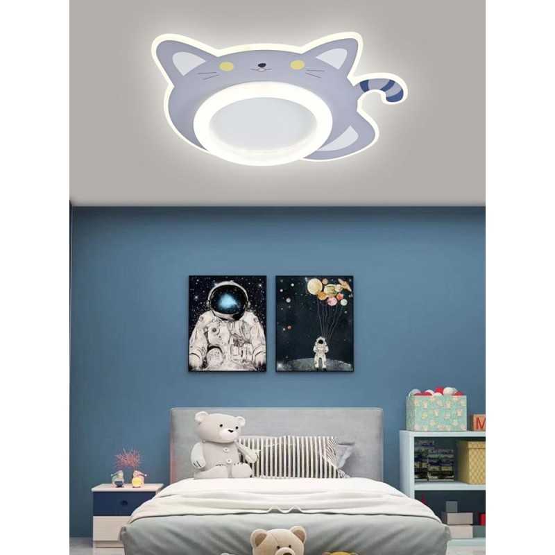 Plafoniera LED Cat 65W Cu Telecomanda Lumina Rece/Neutra/Calda