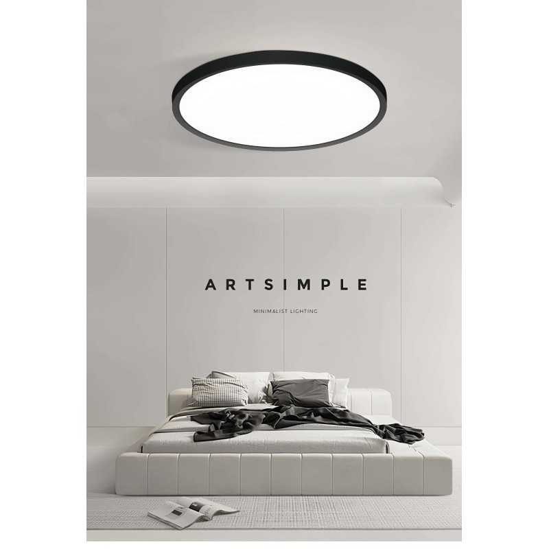 Plafoniera LED IP44 60W Ultra Slim Grosime 2.1cm D50cm 6500K 6000lm