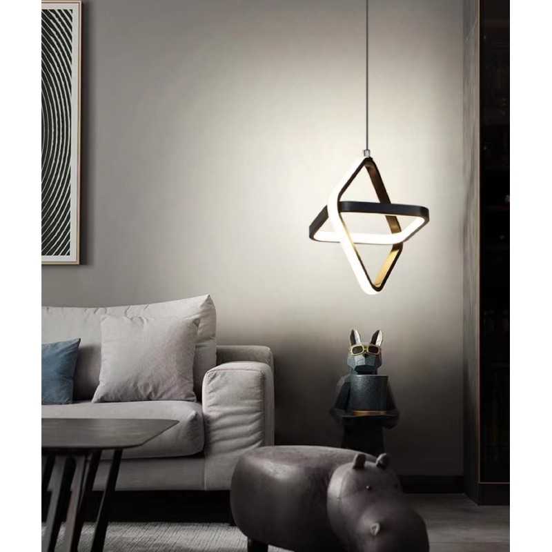 Plafoniera LED Negru Led Lumina Calda Neutra Rece 26W