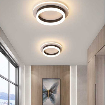 Plafoniera Negru 30W Rotunda Led Lumina Calda Neutra Rece