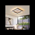 Plafoniera Negru 41W Patrat Led Lumina Calda Neutra Rece