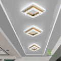 Plafoniera Patrat 41W Led Lumina Calda Neutra Rece Auriu
