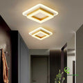 Plafoniera Patrat 41W Led Lumina Calda Neutra Rece Auriu