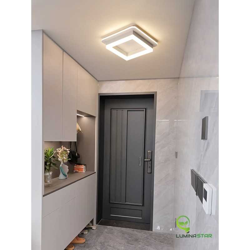 Plafoniera Patrat 41W Led Lumina Calda Neutra Rece