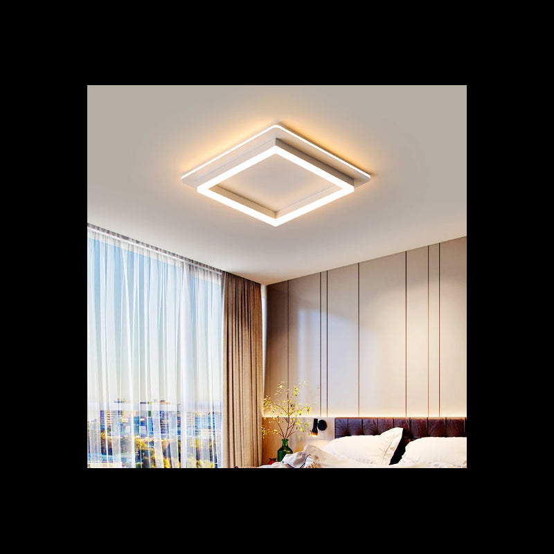 Plafoniera Patrat 41W Led Lumina Calda Neutra Rece