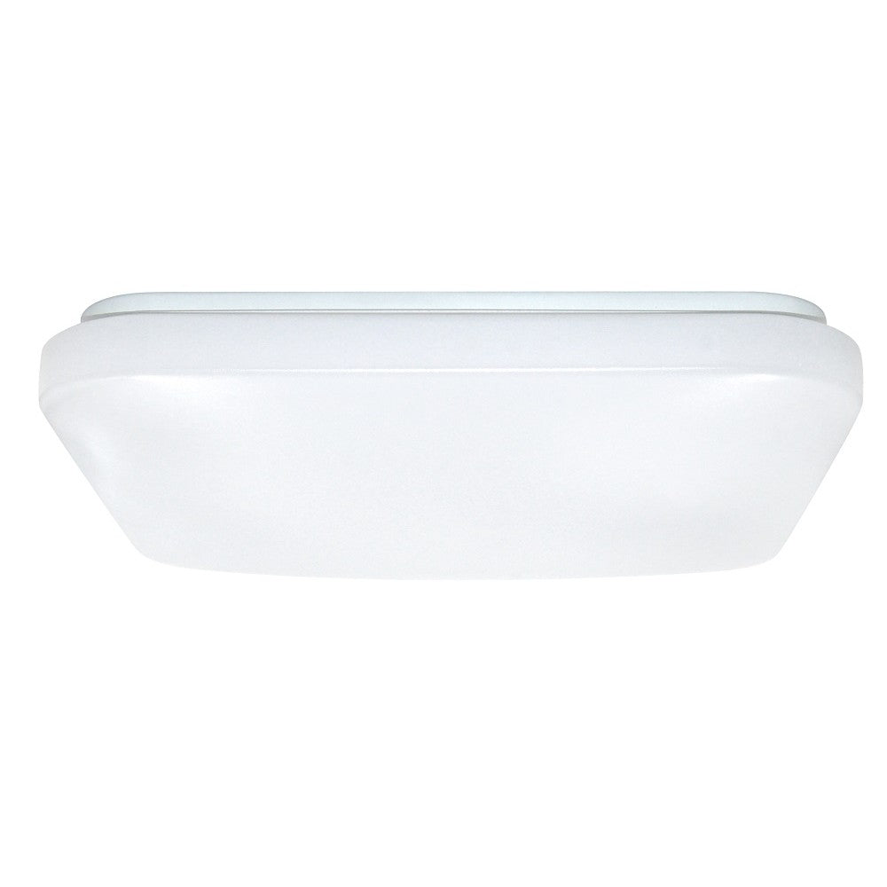 Plafoniera Slim Milky 32W=280W, 370x370 mm, 6500K, lumina rece
