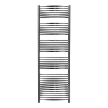 Calorifer baie portprosop decorativ inox 600/1800 mm PREMIER XL ROUND (include kit de instalare)