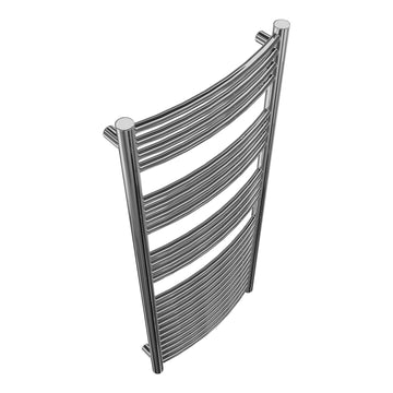 Calorifer baie portprosop decorativ inox 500/1200 mm PREMIER XL ROUND (include kit de instalare)