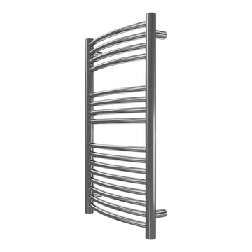 Calorifer baie portprosop decorativ inox 500/800 mm PREMIER XL ROUND (include kit de instalare)