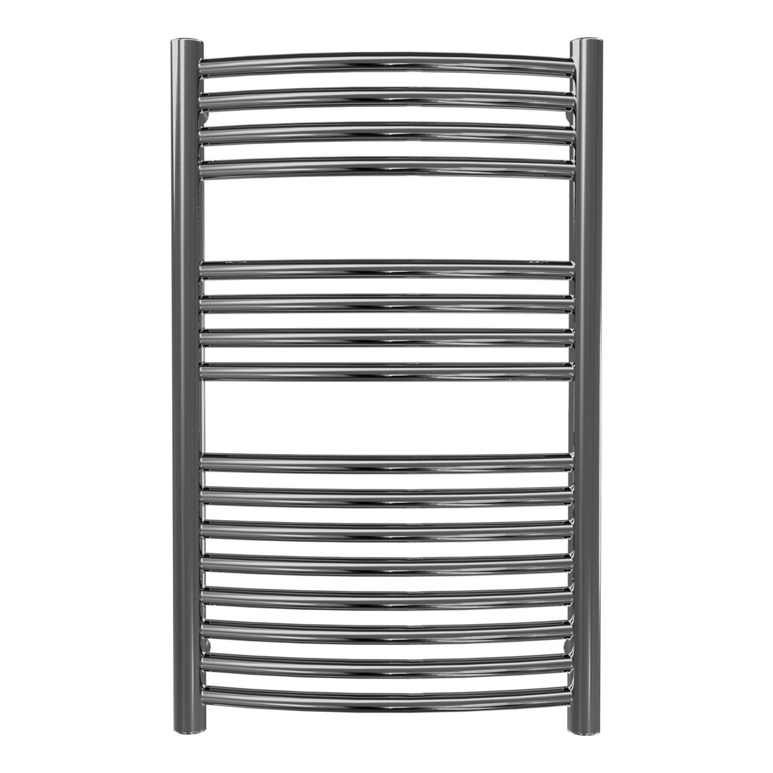 Calorifer baie portprosop decorativ inox 500/800 mm PREMIER XL ROUND (include kit de instalare)