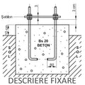 Set 4 prezoane M18 + tablitapentru stalp 11-12m SpotVision - imagine 2