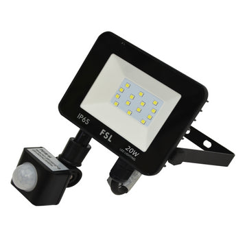 PROIECTOR FSL 20W CU SENZOR DE MISCARE LED FSF21 6500K LUMINA RECE