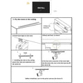 PROIECTOR SINA FSL FST 901 15W NEGRU 3000K LUMINA CALDA