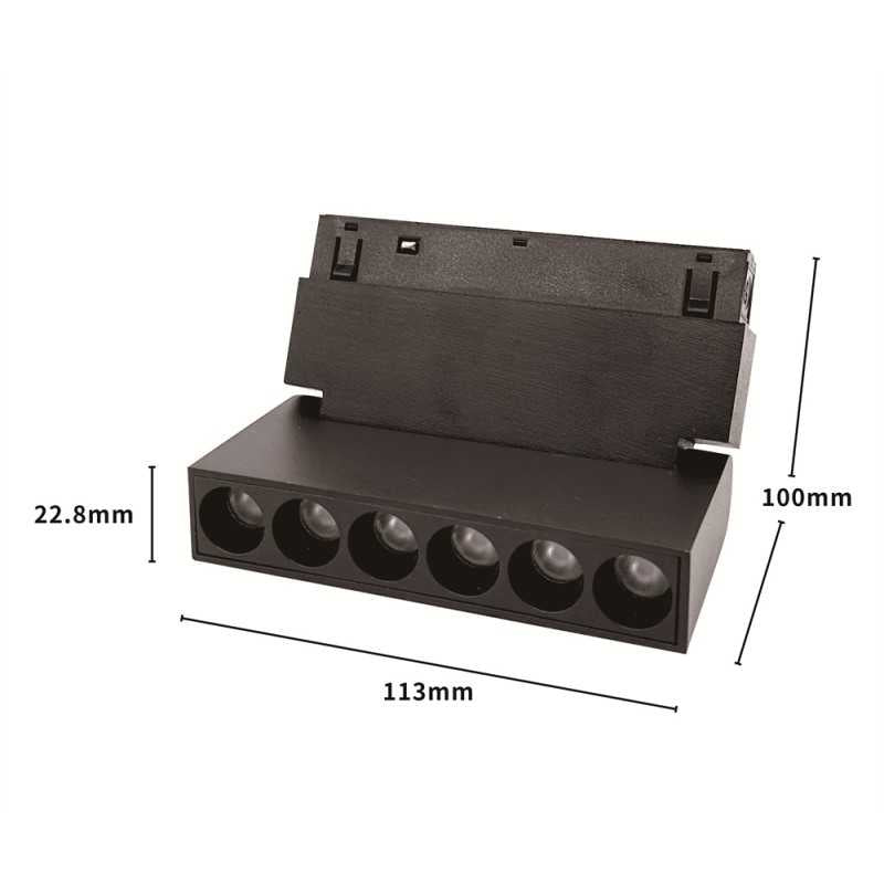 PROIECTOR SINA MAGNETICA MG 1002 6W 3000K Pliabil MAGNET
