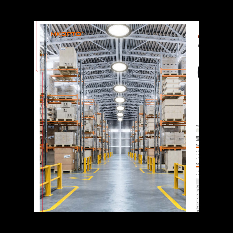 PROIECTOR UFO CU LED IP20 100W 6500K LUMINA RECE