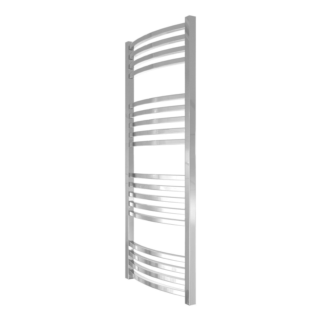 Calorifer baie portprosop decorativ cromat 500/1100 mm QUEBIS ROUND (include kit de instalare)