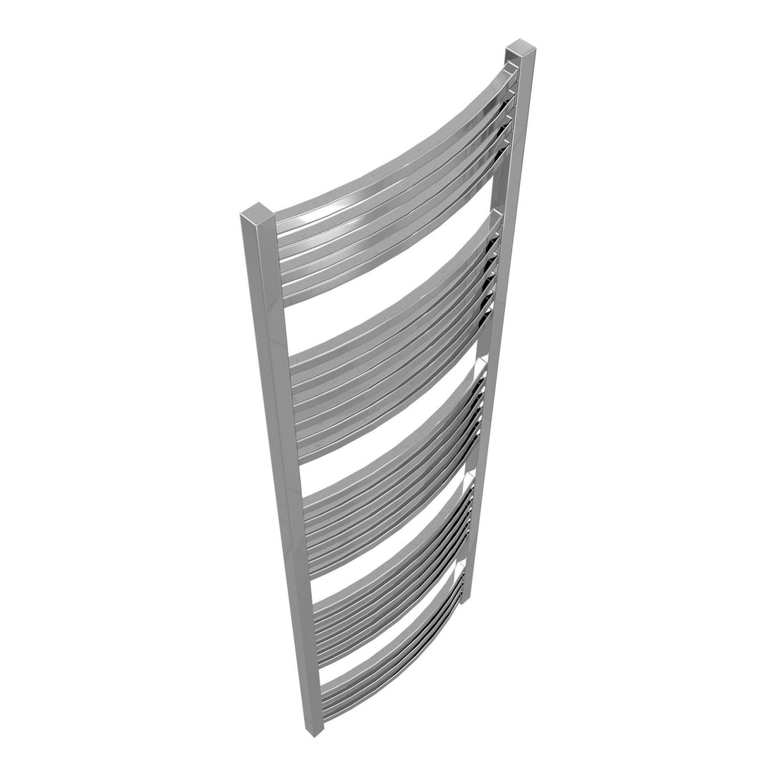 Calorifer baie portprosop decorativ cromat 500/1550 mm QUEBIS ROUND (include kit de instalare)