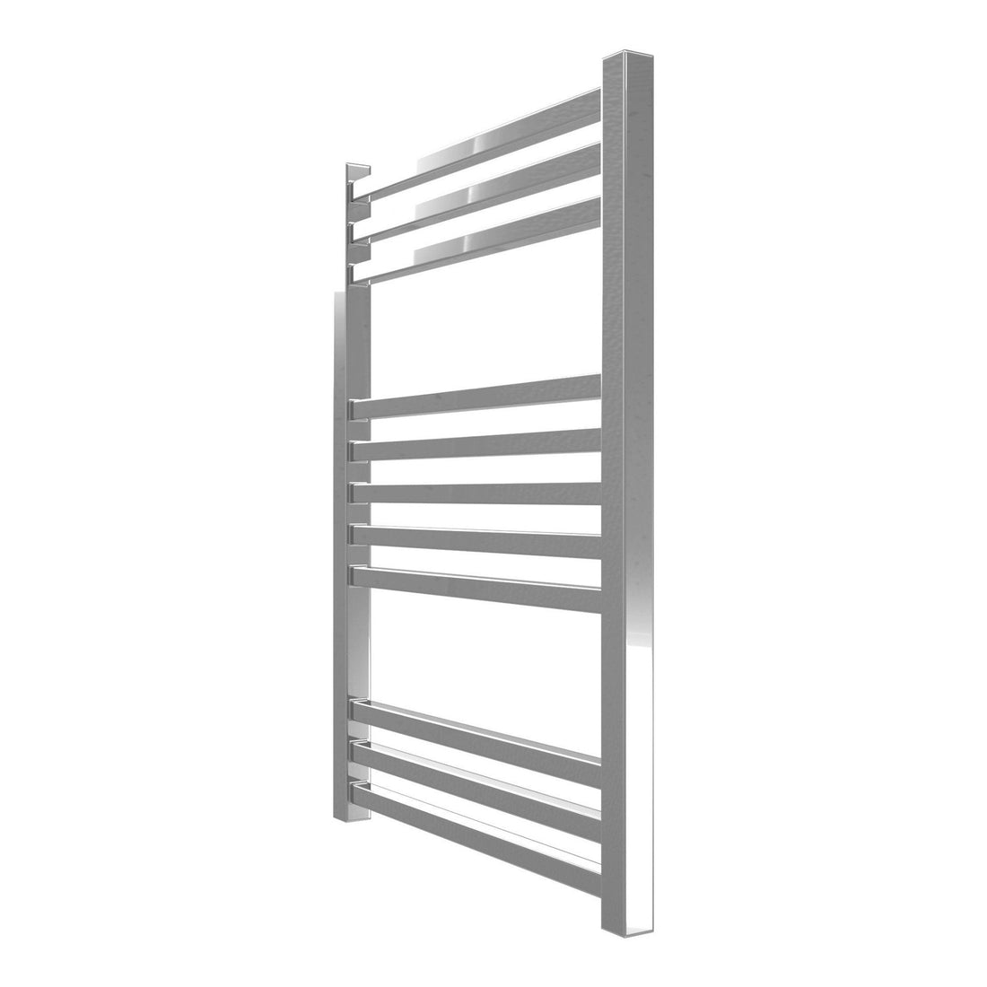 Calorifer baie portprosop decorativ drept cromat 500/700 mm QUEBIS (include kit de instalare)