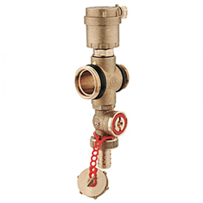 Racord distribuitor cu aerisitor automat si robinet golire 1"x3/4" R554AY001