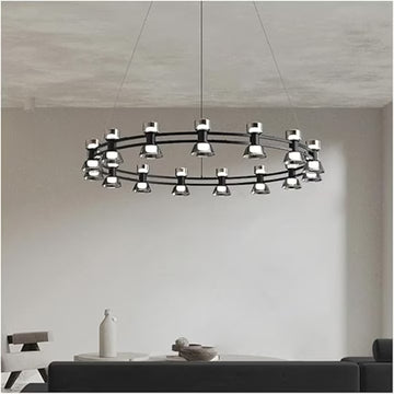 LED Chandelier D63cm Modern 54W Neutral Light 