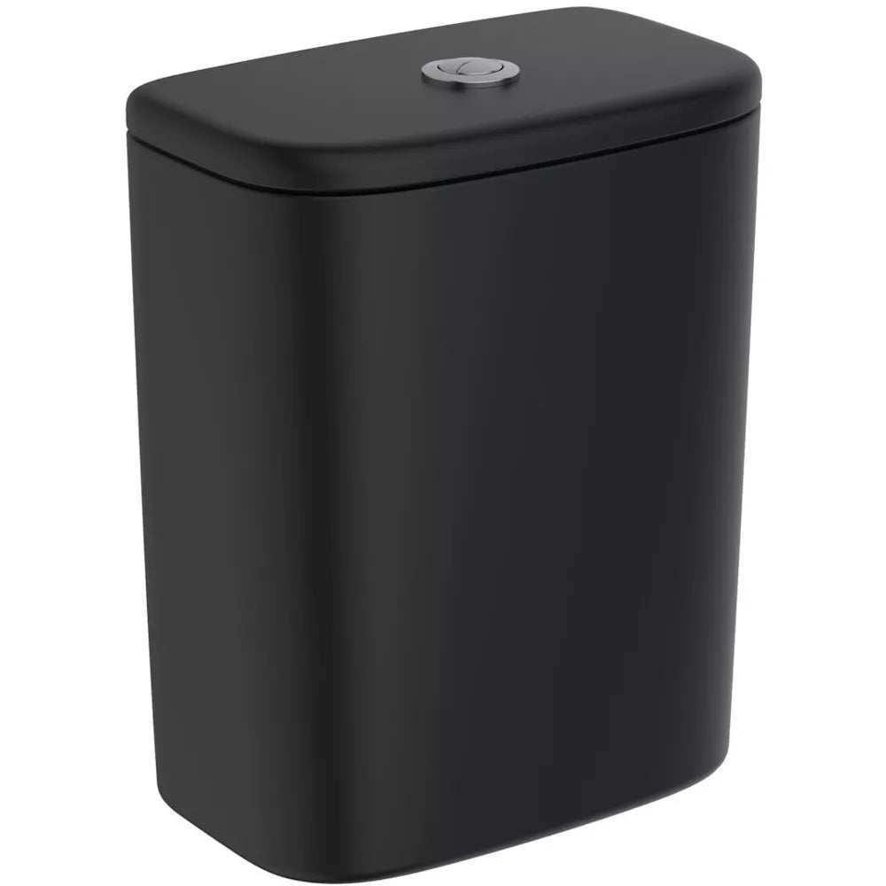 REZERVOR WC TESI, 3/6 L, ALIMENTARE INFERIOARA, SILK BLACK